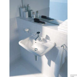 Duravit Starck 3 Fontein 45x32x15.5 Cm Rechthoek Keramiek Glanzend Wit -Sealkin Badkamermeubilair Winkel duravit starck 3 fontein 45x32x15.5 cm rechthoek keramiek glanzend wit 3