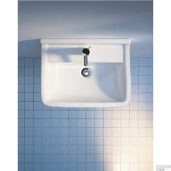 Duravit Starck 3 Wastafel 60x45x22.5 Cm Rechthoek Keramiek Glanzend Wit -Sealkin Badkamermeubilair Winkel duravit starck 3 wastafel 60x45x22.5 cm rechthoek keramiek wit 2