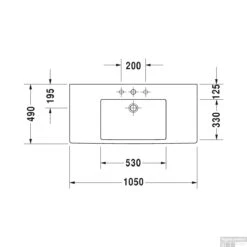 Duravit Vero Meubelwastafel 105x49x17 Cm Keramiek Glanzend Wit -Sealkin Badkamermeubilair Winkel duravit vero meubelwastafel 105x49x17 cm keramiek glanzend wit tech