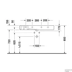 Duravit Vero Meubelwastafel 105x49x17 Cm Keramiek Glanzend Wit -Sealkin Badkamermeubilair Winkel duravit vero meubelwastafel 105x49x17 cm keramiek glanzend wit tech2