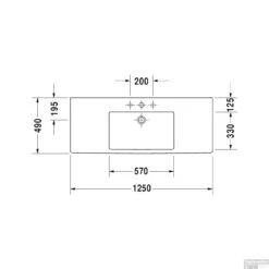 Duravit Vero Meubelwastafel Met Wondergliss 125x49x17 Cm Keramiek Glanzend Wit -Sealkin Badkamermeubilair Winkel duravit vero meubelwastafel met wondergliss 125x49x17 cm keramiek glanzend wit tech