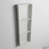 MONDIAZ EASY Nis 89,5x29,5cm In Solid Surface Kleur Opalo. 3 Vakken Geschikt Voor In- Of Opbouw -Sealkin Badkamermeubilair Winkel easy nis w opalo 00011 11313763857772
