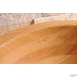 Waskom Minnor Fargesia 43x15 Cm Bamboe -Sealkin Badkamermeubilair Winkel far434315 waskom minnor fargesia 43x15 cm bamboe 2