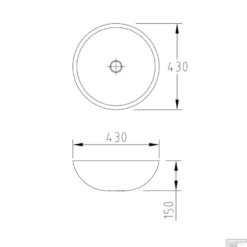 Waskom Minnor Fargesia 43x15 Cm Bamboe -Sealkin Badkamermeubilair Winkel far434315 waskom minnor fargesia 43x15 cm bamboe tech