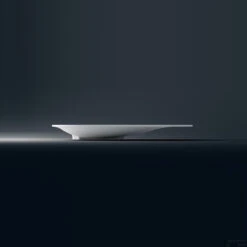 Opzetwastafel Clou First Zonder Kranenbank 84x38x9 Cm Solid Surface -Sealkin Badkamermeubilair Winkel first washbasin 01a