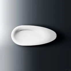 Opzetwastafel Clou First Zonder Kranenbank 84x38x9 Cm Solid Surface -Sealkin Badkamermeubilair Winkel first washbasin 01d