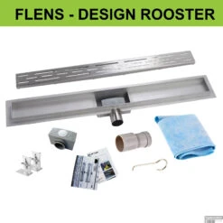 Wiesbaden RVS Douchegoot | Flens Met Uitneembaar Sifon (Alle Maten)