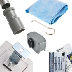 RVS Douchegoot Flens Met Uitneembaar Sifon 120x7cm 6,7cm Diep STANDAARD ROOSTER -Sealkin Badkamermeubilair Winkel flens design rooster mat grijs 4 3 2