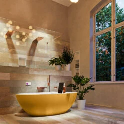 FLOAT Vrijstaand Bad 170x80cm Kleur Ocher / Talc -Sealkin Badkamermeubilair Winkel float 3 00014