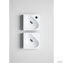 Hoekfontein Clou Flush 5 27x27x10cm Keramiek Glans Wit (Zonder Kraangat) -Sealkin Badkamermeubilair Winkel flush 5 concept a1 1