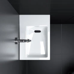 Fontein Clou Flush 2 Plus 42.5x29x10.5cm Keramiek Glans Wit (Met Kraangat Rechts) -Sealkin Badkamermeubilair Winkel flush toilet 15 a 4