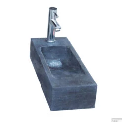 Natuursteen Fontein Slim 45x17x10cm (kraangat Rechts)