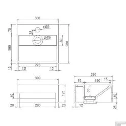 Fontein Boss & Wessing Jolie 30x28 Cm Solid Surface Mat Zwart -Sealkin Badkamermeubilair Winkel fontein boss wessing jolie 30x28 cm solid surface mat zwart tech