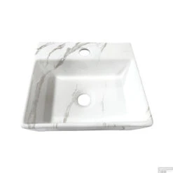 Fontein Boss & Wessing Marmerlook 33.5x29x11.5 Cm Keramiek Wit -Sealkin Badkamermeubilair Winkel fontein boss wessing marmerlook 33.5x290x11.5 cm keramiek wit 2