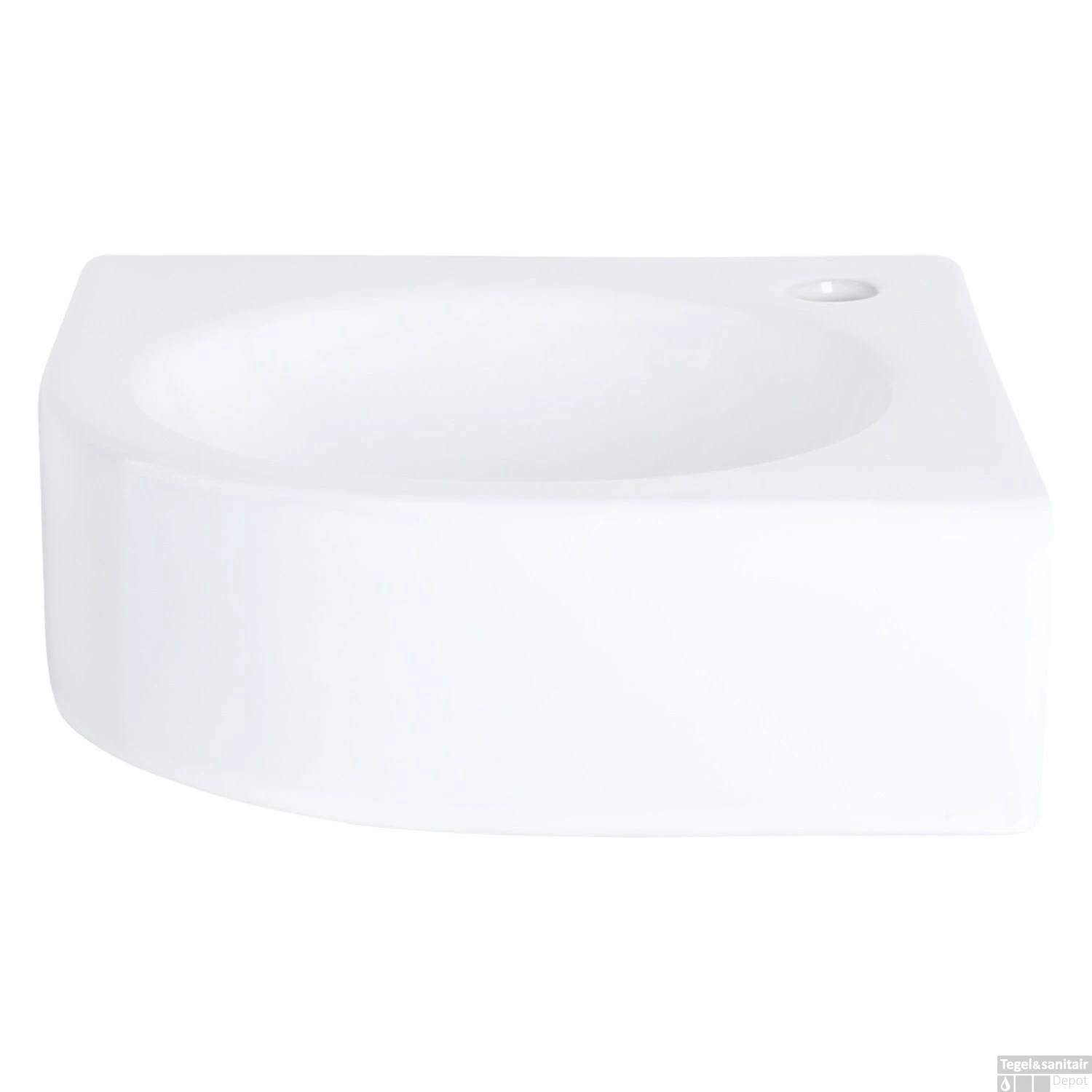 Fontein Differnz Cleo Hoekfontein 30x30x10 Cm Keramiek Wit 3 Fontein Differnz Cleo Hoekfontein 30x30x10 Cm Keramiek Wit