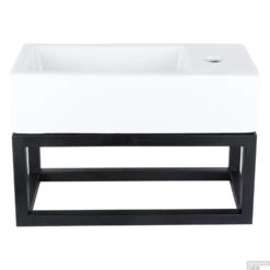 Fontein Differnz Ravo 39.5x18,5x9 Cm Keramiek -Sealkin Badkamermeubilair Winkel fontein differnz ravo 38 5x18 5x9 5 keramiek sfeer