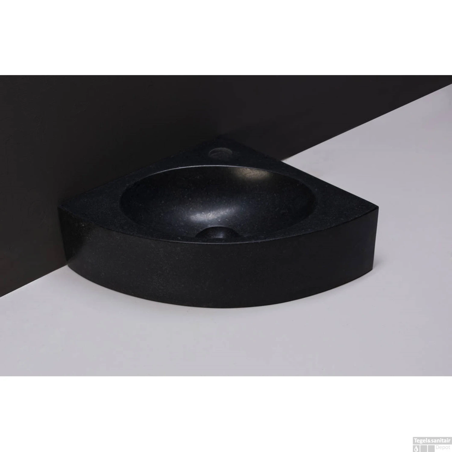 Fontein Forzalaqua Turino Graniet Gezoet Zwart 30x30x10 Cm