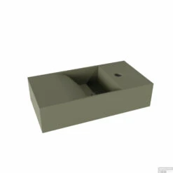 Fontein Salenzi Arro 50x26 Cm Mat Legergroen Rechts -Sealkin Badkamermeubilair Winkel fontein salenzi arro 50x26 cm mat legergroen rechts shop