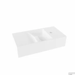 Fontein Salenzi Arro 50x26 Cm Mat Wit Rechts -Sealkin Badkamermeubilair Winkel fontein salenzi arro 50x26 cm mat wit rechts shop