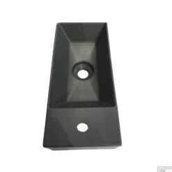 Fontein Salenzi Spy 45x20 Cm Mat Zwart (inclusief Bijpassende Waste) -Sealkin Badkamermeubilair Winkel fontein salenzi spy 45x20 cm mat zwart inclusief bijpassende clickwaste