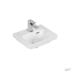 Fontein Villeroy & Boch Subway 3.0 Met CeramicPlus Met Overloop 37x30.5x13.5 Wit Alpin -Sealkin Badkamermeubilair Winkel fontein villeroy boch subway 3.0 met ceramicplus met overloop 37x30.5x13.5 wit alpin sfeer4