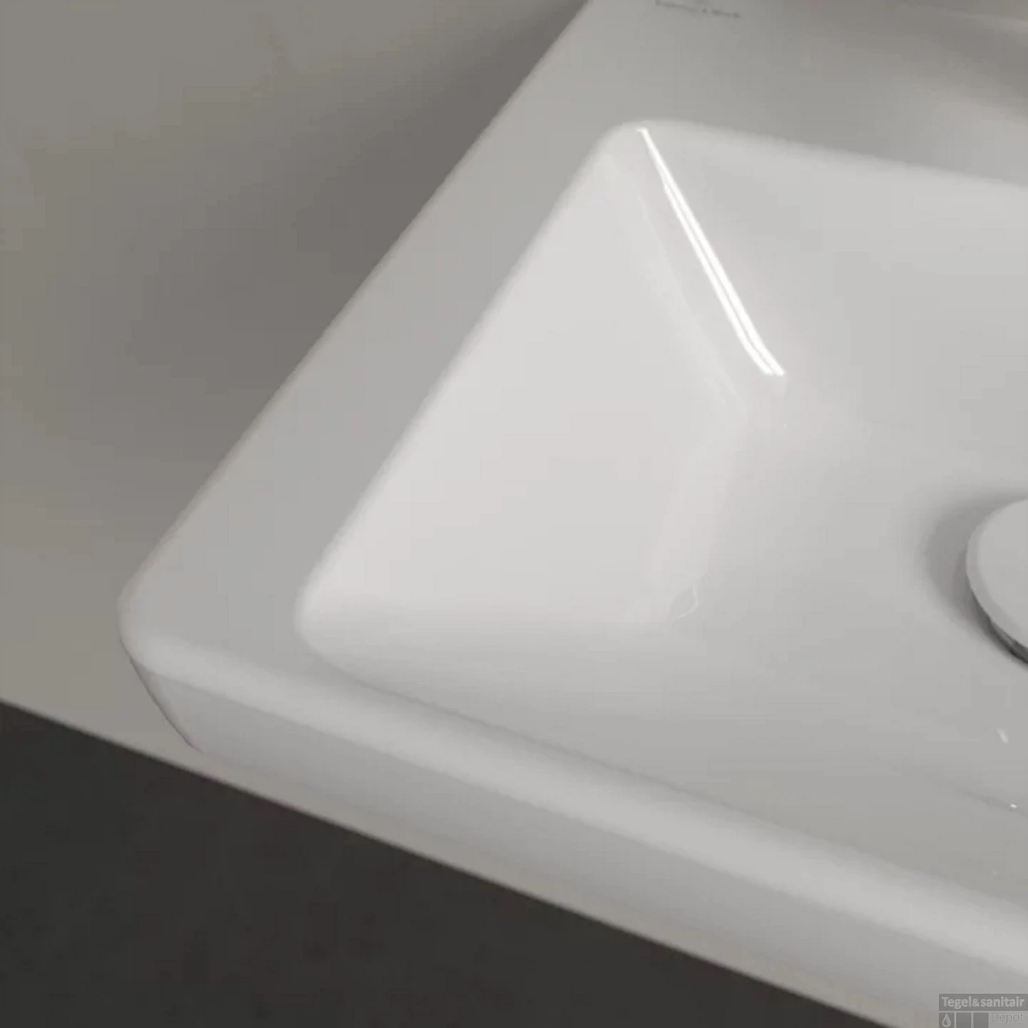 Fontein Villeroy & Boch Subway 3.0 Met CeramicPlus Zonder Overloop 45x37x14.5 Cm Wit Alpin 9 Fontein Villeroy & Boch Subway 3.0 Met CeramicPlus Zonder Overloop 45x37x14.5 Cm Wit Alpin - Afbeelding 7