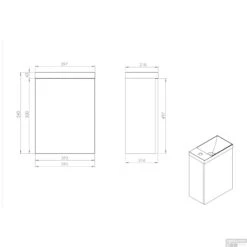 Fonteinkast BWS Mat Zwart Met Marble Fontein Mat Wit 19 Fonteinkast BWS Mat Zwart Met Marble Fontein Mat Wit -Sealkin Badkamermeubilair Winkel fonteinkast bws canyon oak met marble fontein mat wit tech 1