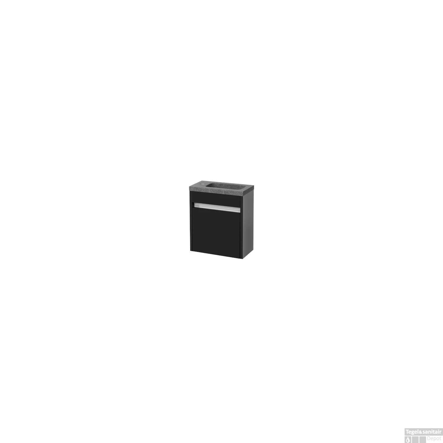 Fonteinbakje Grey Stone Exclusive Line 40cm Natuursteen 1 Kraangat 9 Fonteinbakje Grey Stone Exclusive Line 40cm Natuursteen 1 Kraangat - Afbeelding 7