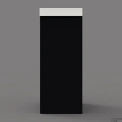 Fonteinkast BWS Mat Zwart Met Marble Fontein Mat Wit 14 Fonteinkast BWS Mat Zwart Met Marble Fontein Mat Wit -Sealkin Badkamermeubilair Winkel fonteinkast super mat zwart mdf inclusief fontein front binnenzijde 3