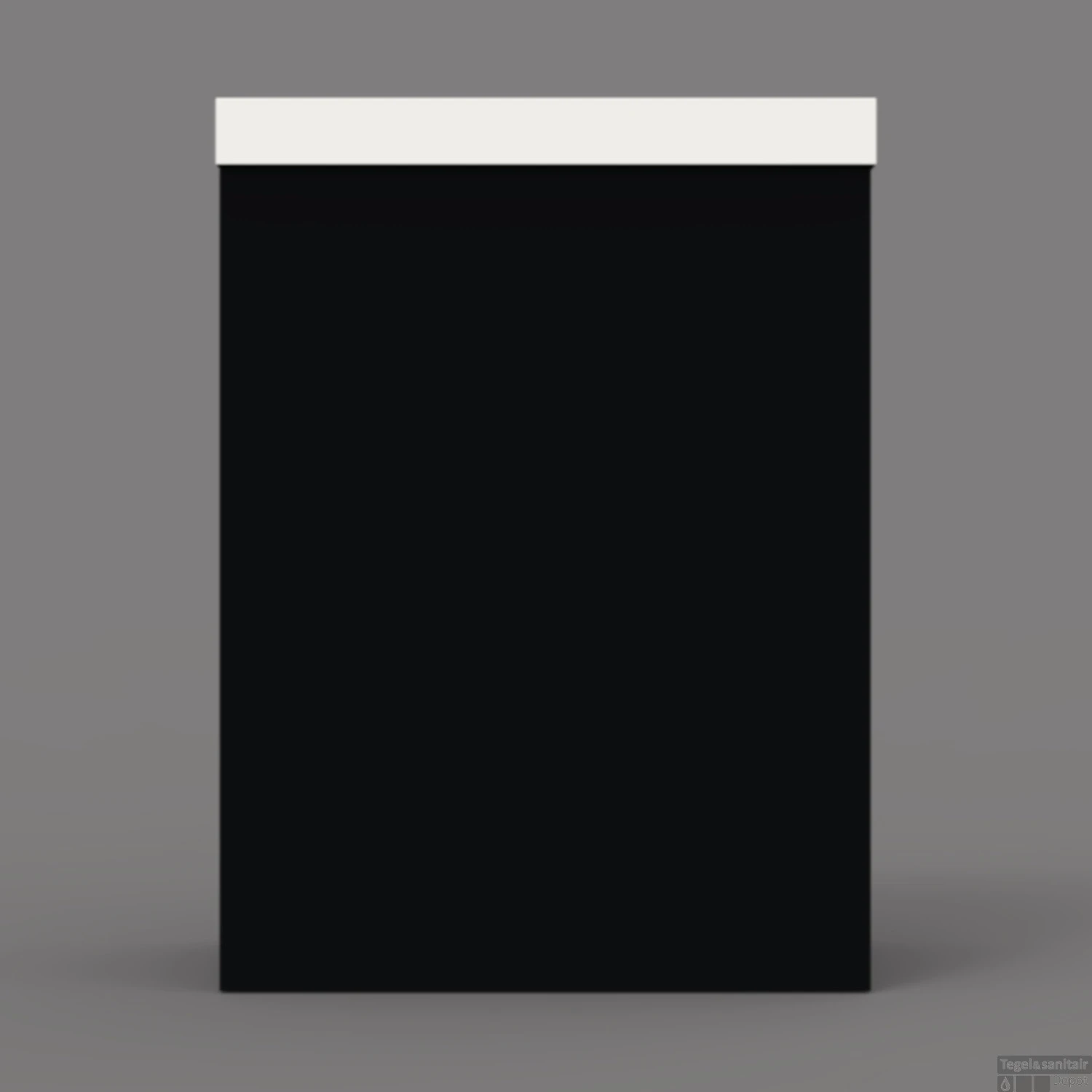 Fonteinkast BWS Mat Zwart Met Marble Fontein Mat Wit 4 Fonteinkast BWS Mat Zwart Met Marble Fontein Mat Wit - Afbeelding 2