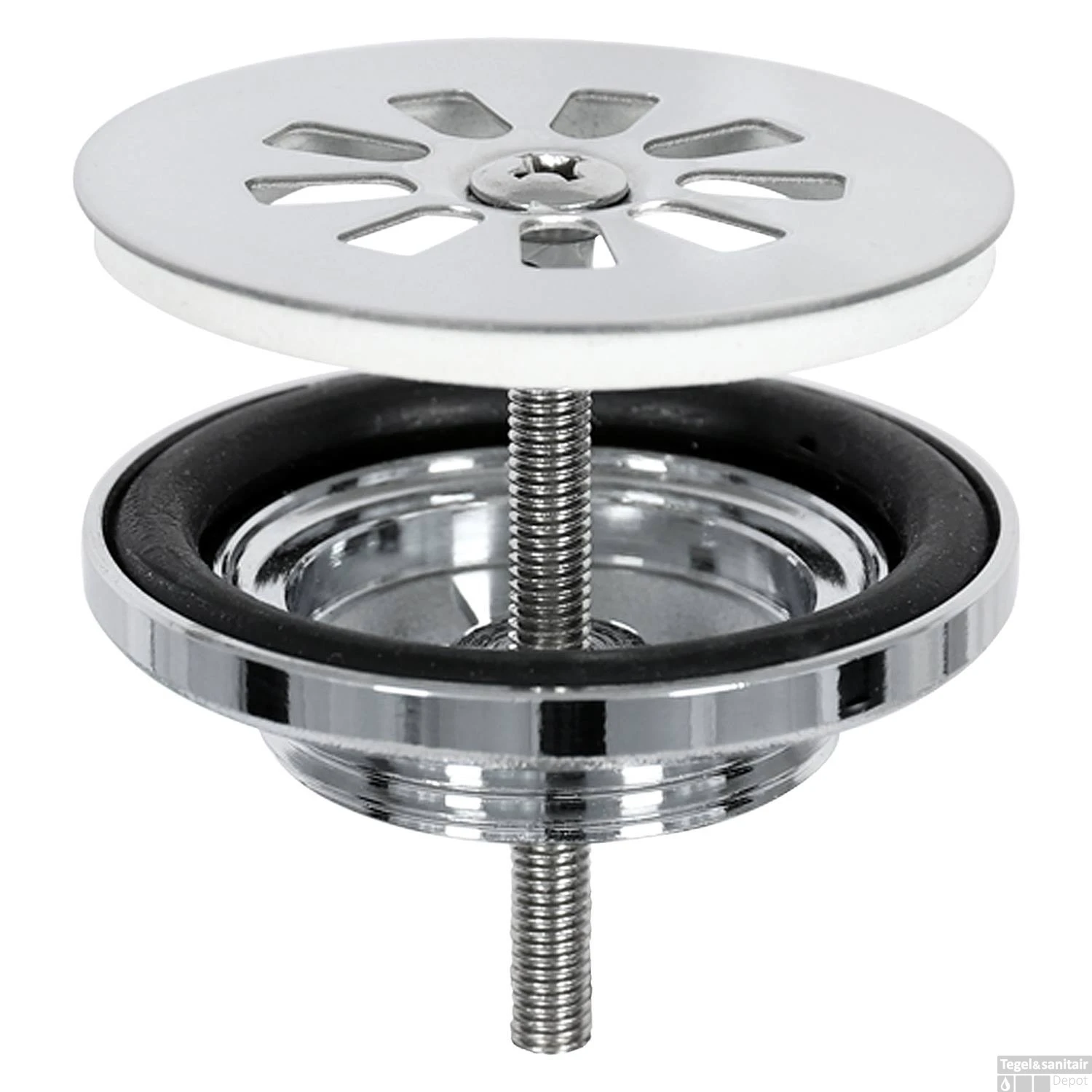 Fonteinset Differnz Sapon Rechts 42.5x18.5x9 Cm Geintegreerde Zeepdispenser Natuursteen Antraciet (inclusief Chrome Kraan Sifon En Afvoer) 10 Fonteinset Differnz Sapon Rechts 42.5x18.5x9 Cm Geintegreerde Zeepdispenser Natuursteen Antraciet (inclusief Chrome Kraan Sifon En Afvoer) - Afbeelding 8