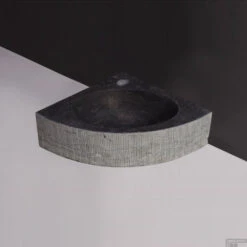 Forzalaqua Malmo Hardsteen Gefrijnd Antraciet 30x30x10 Cm -Sealkin Badkamermeubilair Winkel forzalaqua malmo hardsteen gefrijnd antraciet 30x30x10 cm detail