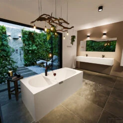 FREEZE Vrijstaand Bad 180x85cm Kleur Linen / Linen -Sealkin Badkamermeubilair Winkel freeze 1 00017