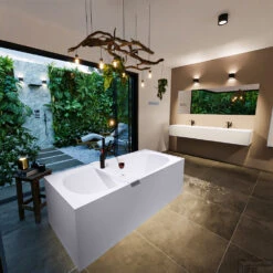 FREEZE Vrijstaand Bad 180x85cm Kleur Cale / Cale -Sealkin Badkamermeubilair Winkel freeze 1 00021