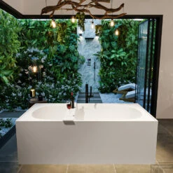 FREEZE Vrijstaand Bad 180x85cm Kleur Linen / Talc -Sealkin Badkamermeubilair Winkel freeze 2 00004