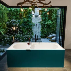 FREEZE Vrijstaand Bad 180x85cm Kleur Smag / Talc -Sealkin Badkamermeubilair Winkel freeze 2 00015