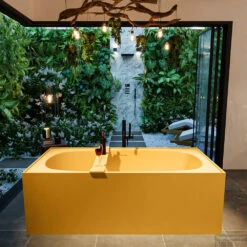 FREEZE Vrijstaand Bad 180x85cm Kleur Ocher / Ocher -Sealkin Badkamermeubilair Winkel freeze 2 00027