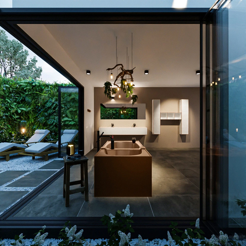 FREEZE Vrijstaand Bad 180x85cm Kleur Rust / Rust 6 FREEZE Vrijstaand Bad 180x85cm Kleur Rust / Rust - Afbeelding 4