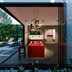 FREEZE Vrijstaand Bad 180x85cm Kleur Fire / Fire -Sealkin Badkamermeubilair Winkel freeze 3 00025