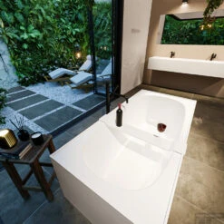 FREEZE Vrijstaand Bad 180x85cm Kleur Linen / Talc -Sealkin Badkamermeubilair Winkel freeze 4 00004