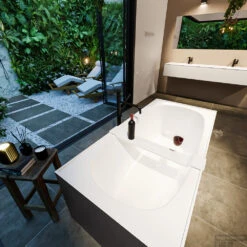 FREEZE Vrijstaand Bad 180x85cm Kleur Dark Grey / Talc 15 FREEZE Vrijstaand Bad 180x85cm Kleur Dark Grey / Talc -Sealkin Badkamermeubilair Winkel freeze 4 00009