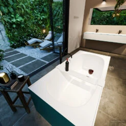 FREEZE Vrijstaand Bad 180x85cm Kleur Smag / Talc -Sealkin Badkamermeubilair Winkel freeze 4 00015