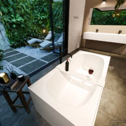 FREEZE Vrijstaand Bad 180x85cm Kleur Linen / Linen -Sealkin Badkamermeubilair Winkel freeze 4 00017