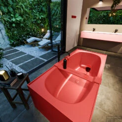FREEZE Vrijstaand Bad 180x85cm Kleur Fire / Fire -Sealkin Badkamermeubilair Winkel freeze 4 00025