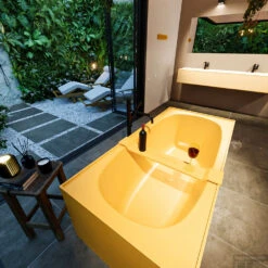 FREEZE Vrijstaand Bad 180x85cm Kleur Ocher / Ocher -Sealkin Badkamermeubilair Winkel freeze 4 00027