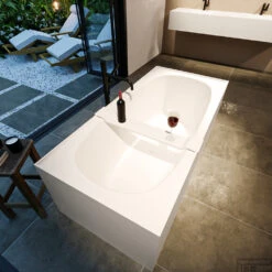 FREEZE Vrijstaand Bad 180x85cm Kleur Linen / Linen -Sealkin Badkamermeubilair Winkel freeze 5 00017