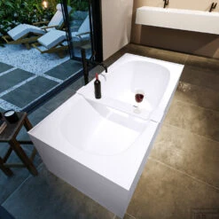 FREEZE Vrijstaand Bad 180x85cm Kleur Cale / Cale -Sealkin Badkamermeubilair Winkel freeze 5 00021