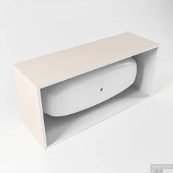 FREEZE Vrijstaand Bad 180x85cm Kleur Linen / Talc -Sealkin Badkamermeubilair Winkel freeze google 2 00004