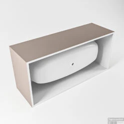 FREEZE Vrijstaand Bad 180x85cm Kleur Smoke / Talc -Sealkin Badkamermeubilair Winkel freeze google 2 00007