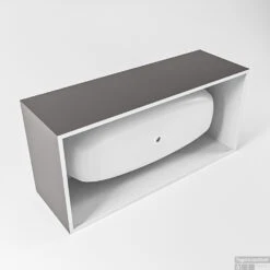 FREEZE Vrijstaand Bad 180x85cm Kleur Dark Grey / Talc 17 FREEZE Vrijstaand Bad 180x85cm Kleur Dark Grey / Talc -Sealkin Badkamermeubilair Winkel freeze google 2 00009